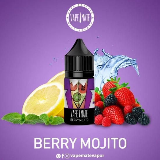 Vape Mate Berry Mojito Salt Likit