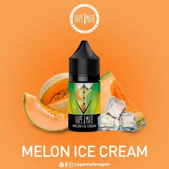 Vape Mate Melon Ice Cream Salt Likit